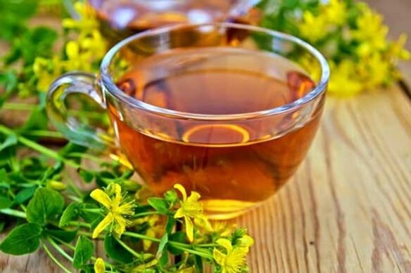 An infusion based on St. John's wort will help to get rid of potency problems