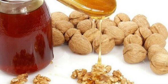honey with walnuts for potency
